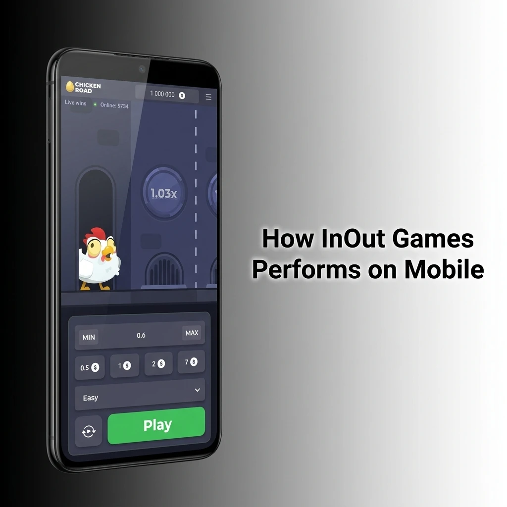 InOut Games mobile performance on iOS and Android with fast load times and touchscreen-optimised gameplay for Indian players