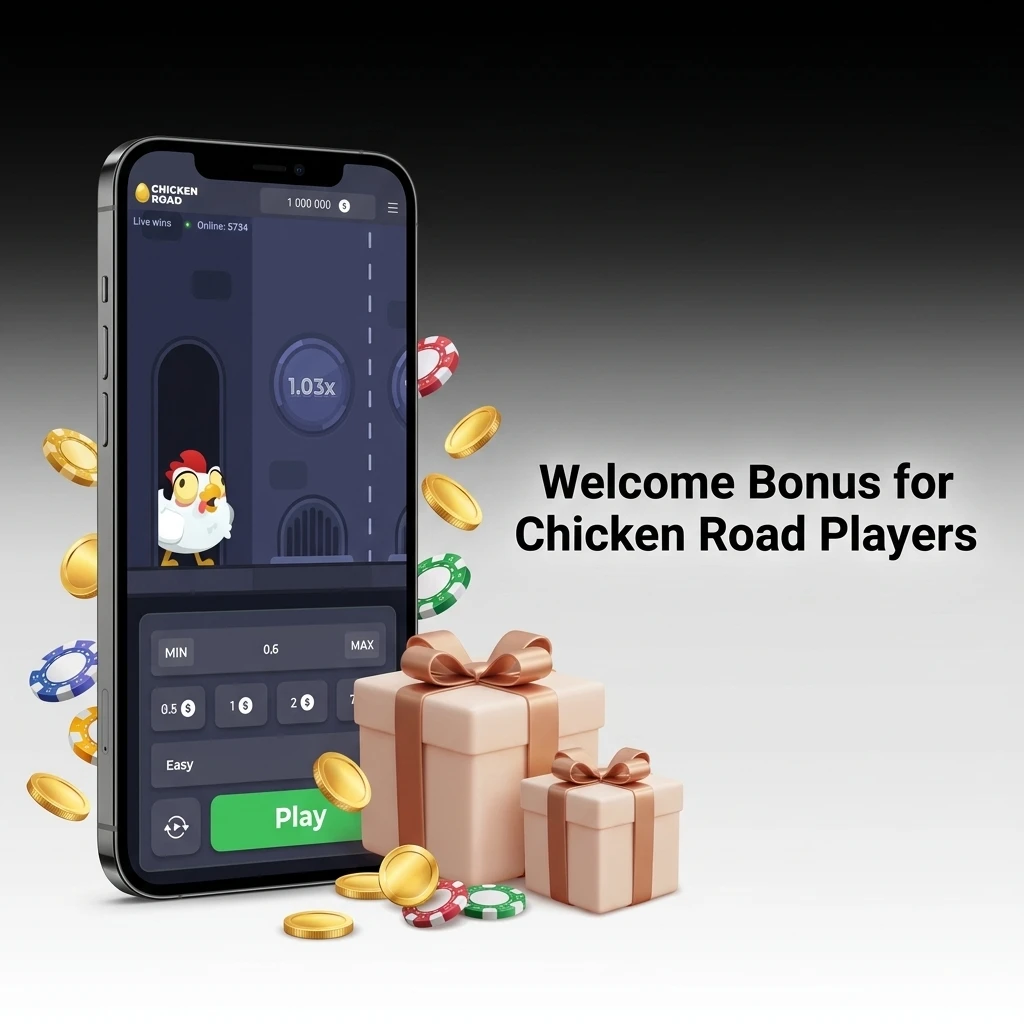 Welcome bonus offer for Chicken Road players in India, boosting initial deposit with extra casino funds