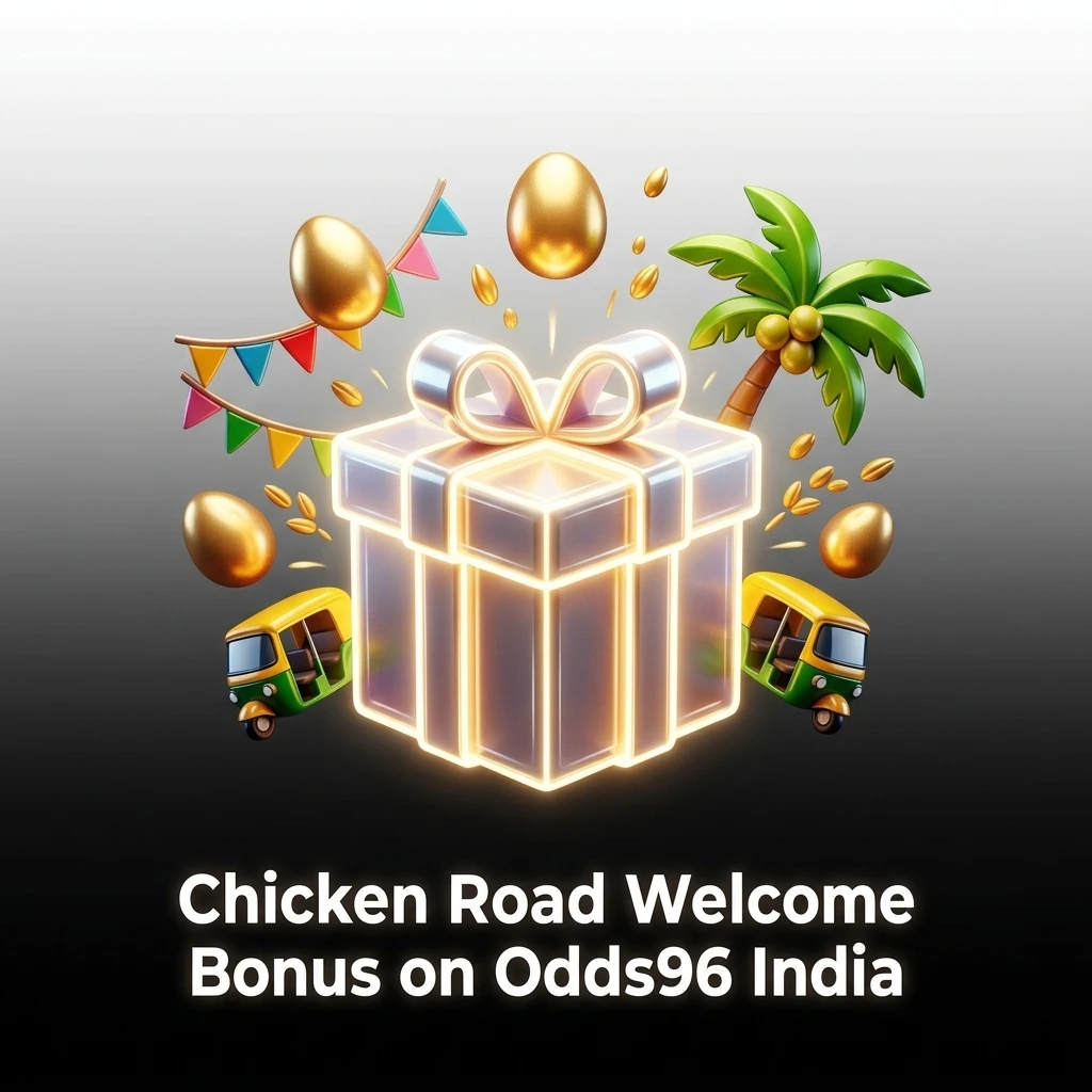 Odds96 India welcome bonus 500% up to 1,00,000 INR for Chicken Road new players with x60 wagering