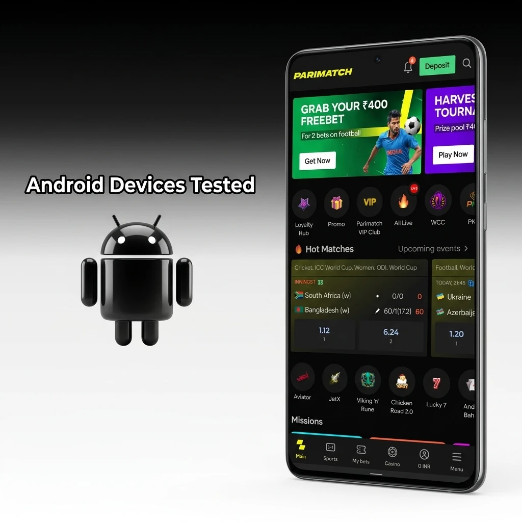 Android app compatibility tested on budget, mid-range, and flagship devices from Samsung, Redmi, Realme, Poco, OnePlus, Motorola (2020–2025)