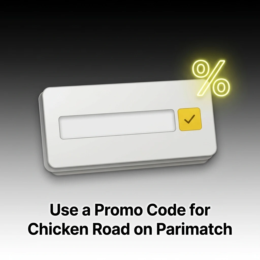Parimatch promo code PMBONUS entry field for Chicken Road bonus activation during registration