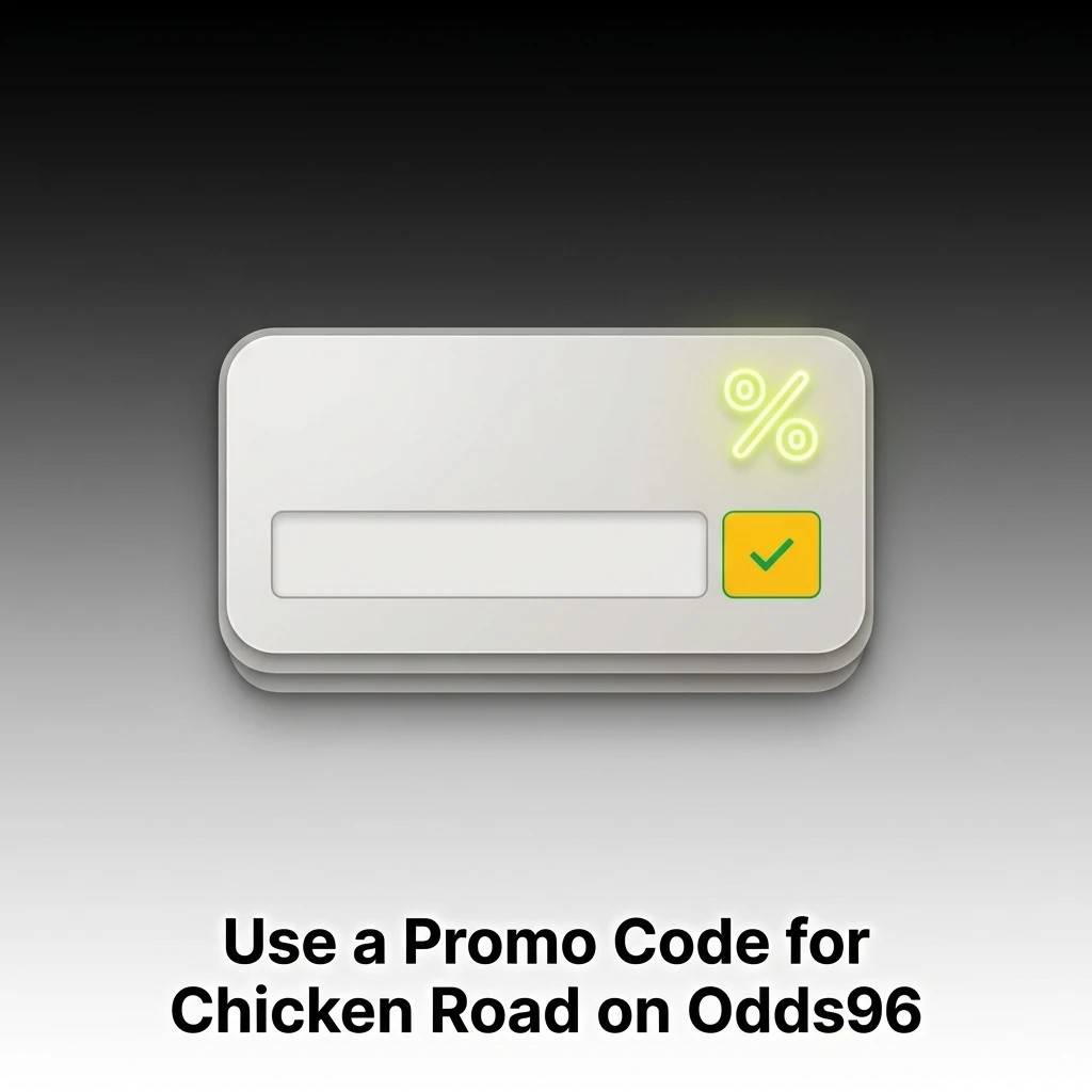 Odds96 promo code ODDS96INDIA entry field for Chicken Road bonus during registration or account settings